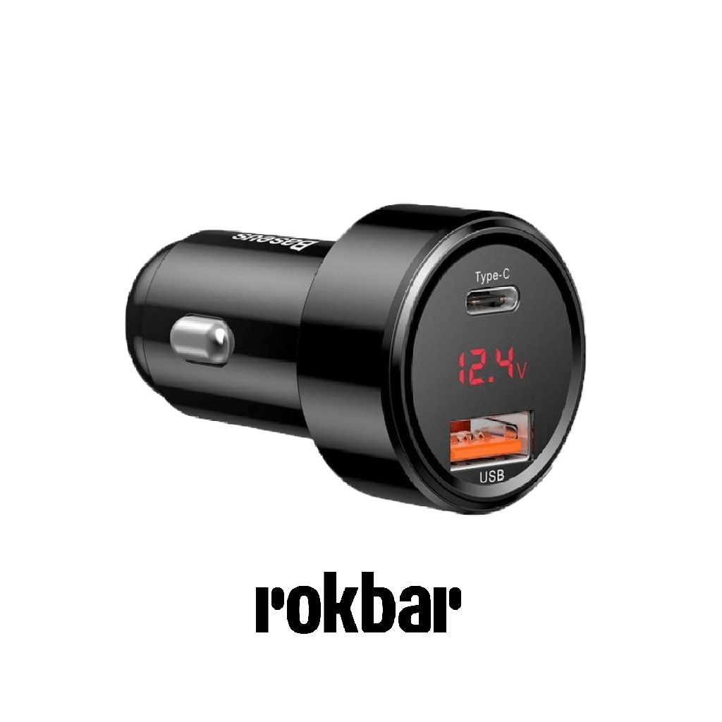 BASEUS CHARGER QUICK CHARGE DUAL USB TYPE C 45W