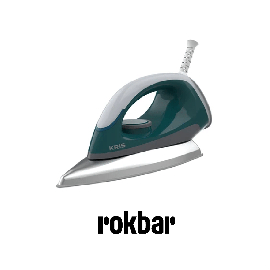 Kris Setrika Trylon Plate 350 Watt - Hijau/Putih