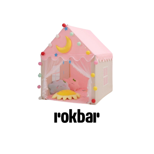 LUKATSU Tenda Putri Tenda Mainan Anak - Pink