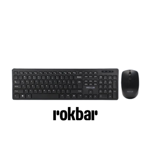 Rexus Keyboard Mouse Wireless KM8 Combo