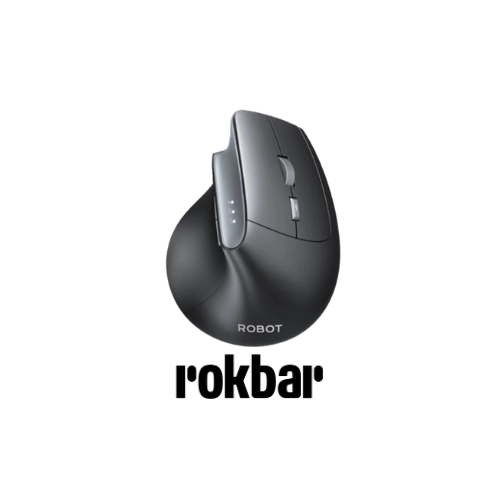 ROBOT Guru Master 2 Mouse Vertikal Dual Mode Bluetooth and Wireless Silent Click