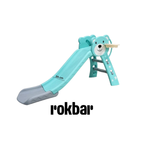 Mainan Prosotan HDPE Seluncuran Anak Playground Free Ring Basket 1101 Biru